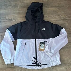 The North Face Antora Rain Hoodie, lavender/black